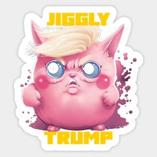 Jigglytrump Sticker